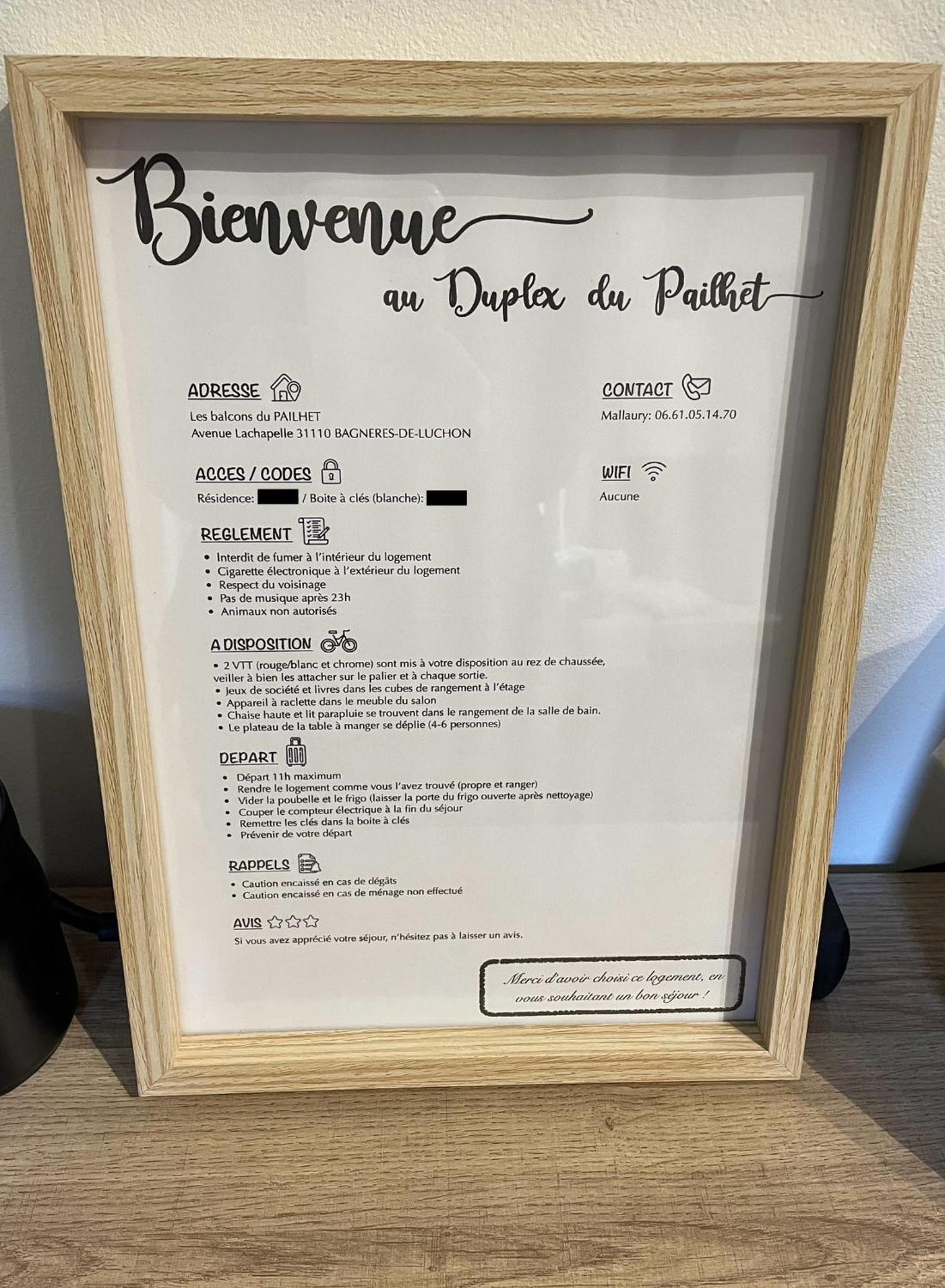 Duplex Du Pailhet, T3 Neuf, Vue Montagne, Parking, Navette Et 2 Velos A Disposition Gratuitement Bagneres-de-Luchon Екстер'єр фото